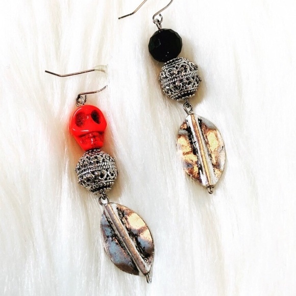 Bespoke Handmade Sterling Silver Drop Earrings - Picture 1 of 6